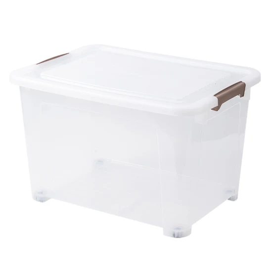 8092 Durable PP Plastic Storage Box with Strong Buckle & Convenient Lid Multi