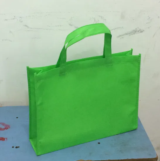 Rose Gold Supermarket Recycle Plastic Cheap Shopping Ultrasonic Laminated PP Non Woven Bag